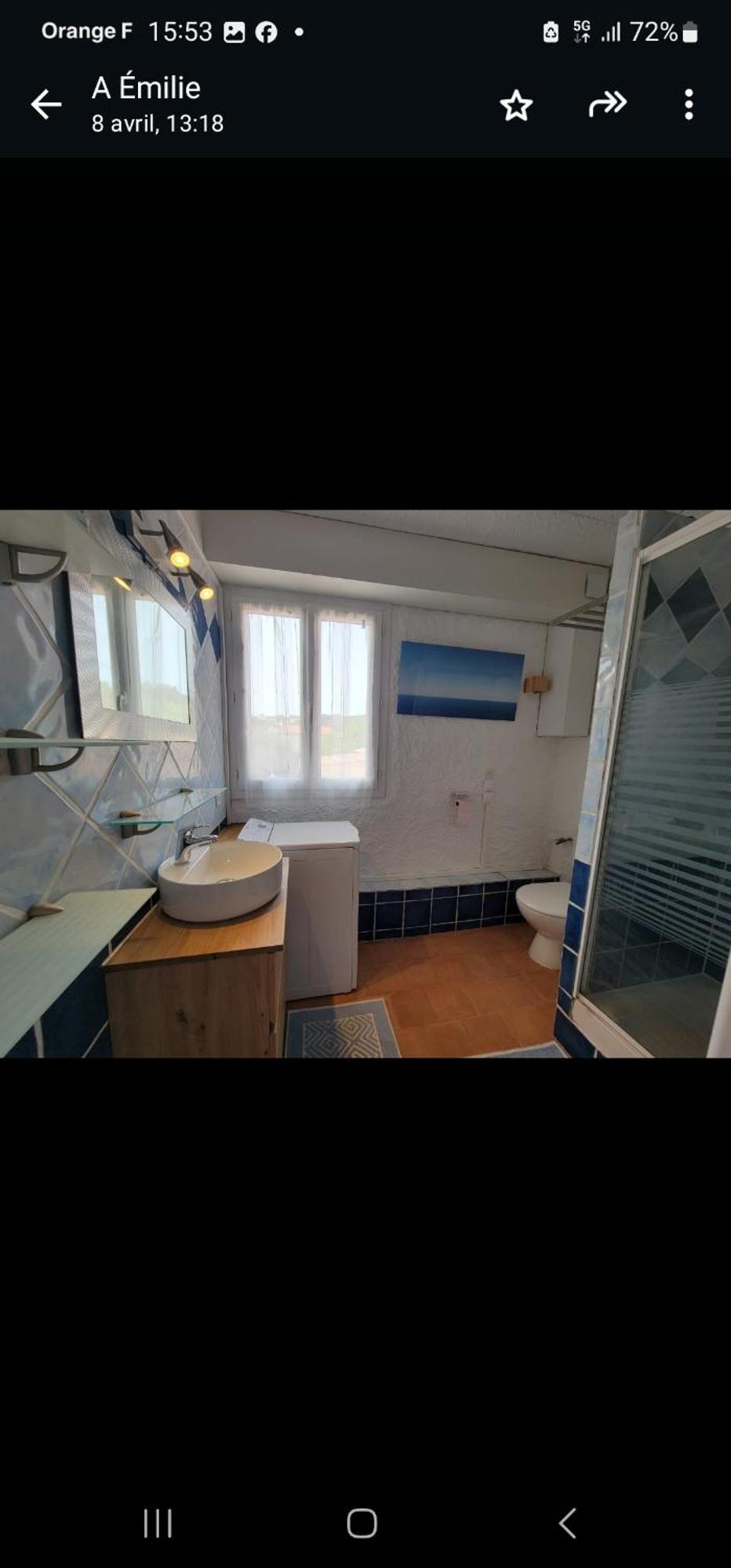Haut De Villa A 700 Metres De La Plage, Totalement Independant Et Accessible Par Un Escalier Exterieur 생트막시메 외부 사진